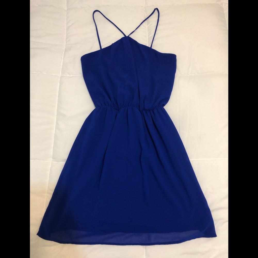 Royal blue mini dress XS/S